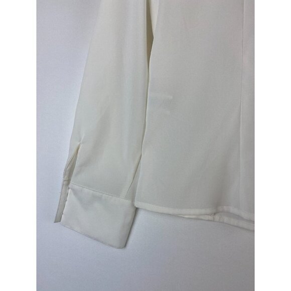 Conrad C Collection Women's White Button Down Top Size 14 - Picture 8 of 12
